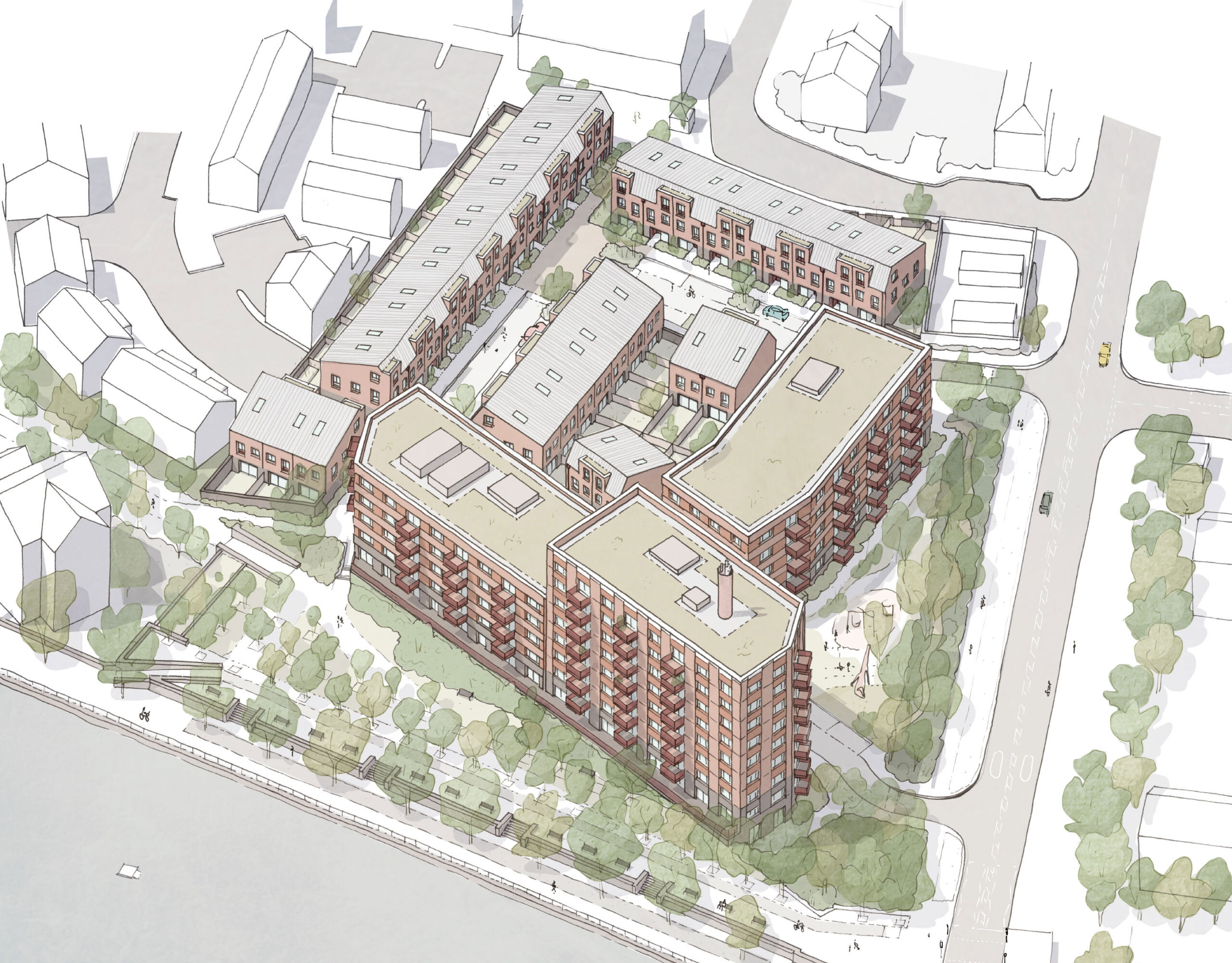 Row House Rotherhithe Our proposals – Rotherhithe Reach